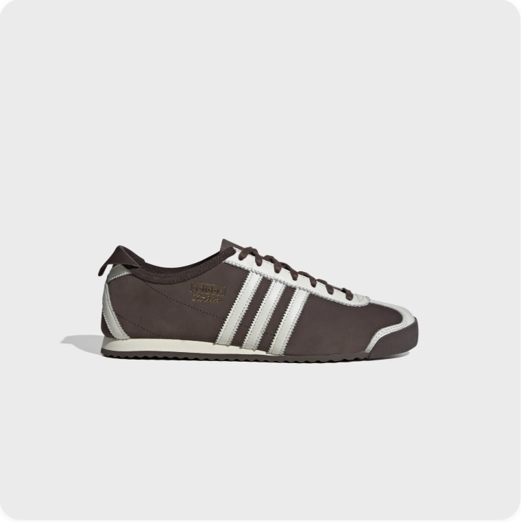 adidas Retro Low-Profile Sneakers – Brown & Cream