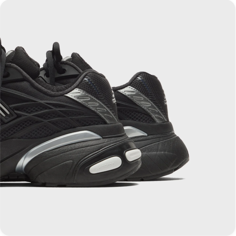 adidas Chunky Low-Top Sneakers – Black & Silver