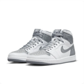 Air Jordan 1 High-Top Sneakers – White & Gray
