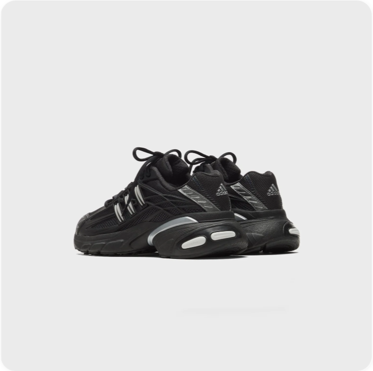 adidas Chunky Low-Top Sneakers – Black & Silver