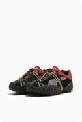 PUMA Trail-Inspired Sneakers – Black & Red with Contrast Cord Laces