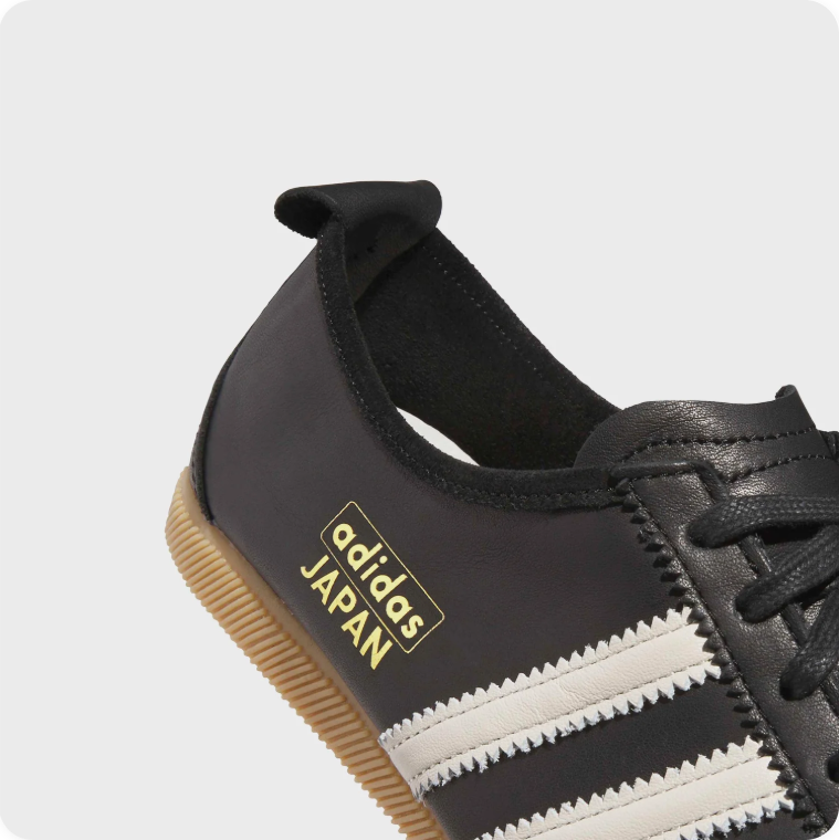 adidas Japan Low-Top Sneakers – Black, Cream & Gum