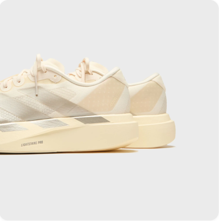 adidas Running-Style Sneakers – Cream & Taupe