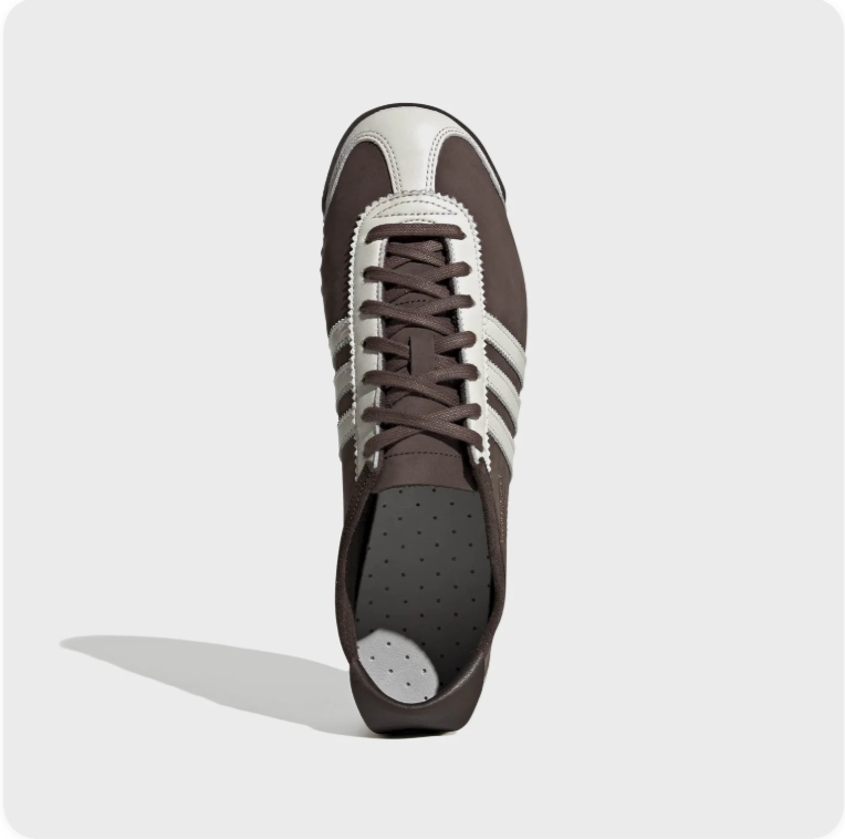 adidas Retro Low-Profile Sneakers – Brown & Cream