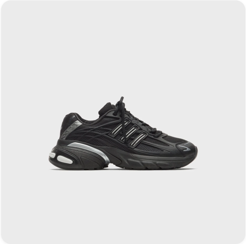 adidas Chunky Low-Top Sneakers – Black & Silver