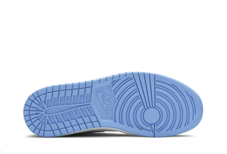 Air Jordan 1 High-Top Sneakers – Light Blue, White & Black