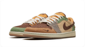 Air Jordan 1 Patchwork Low-Top Sneakers – Tan, Brown & Olive