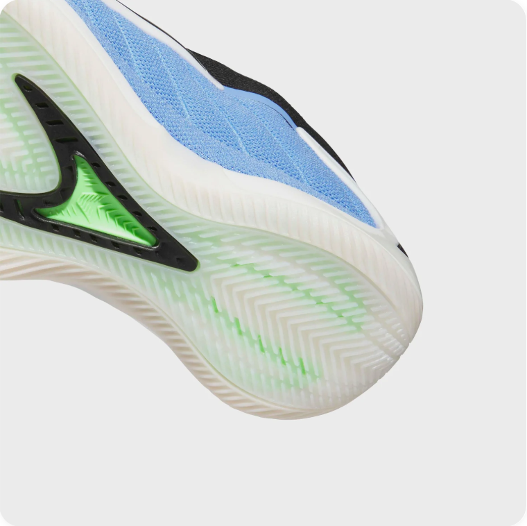 adidas Sculpted Basketball-Style Sneakers – Blue, Black & Lime