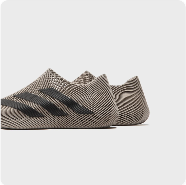 adidas Taupe Textured Low-Top Sneakers with Black Stripes