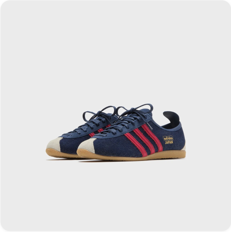 adidas Japan Low-Top Sneakers – Navy, Red & Cream
