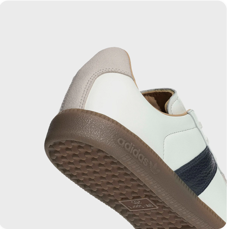 adidas Low-Top Sneakers – White, Black & Gum