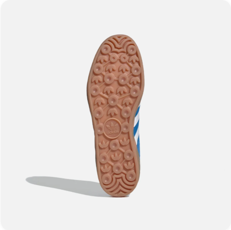 adidas Low-Top Sneakers – Bright Blue, White & Gum