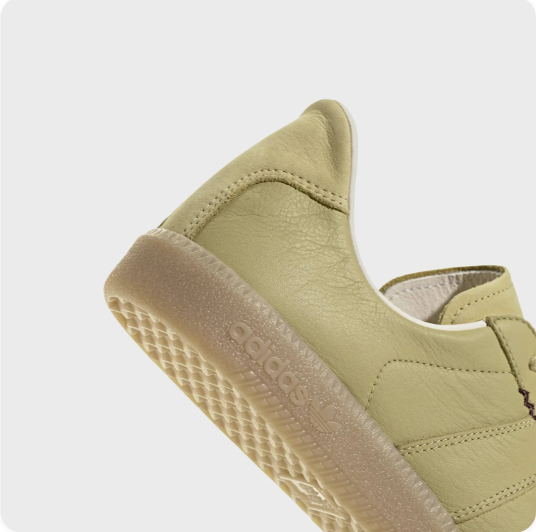 adidas Tonal Low-Top Sneakers – Pale Olive & Gum