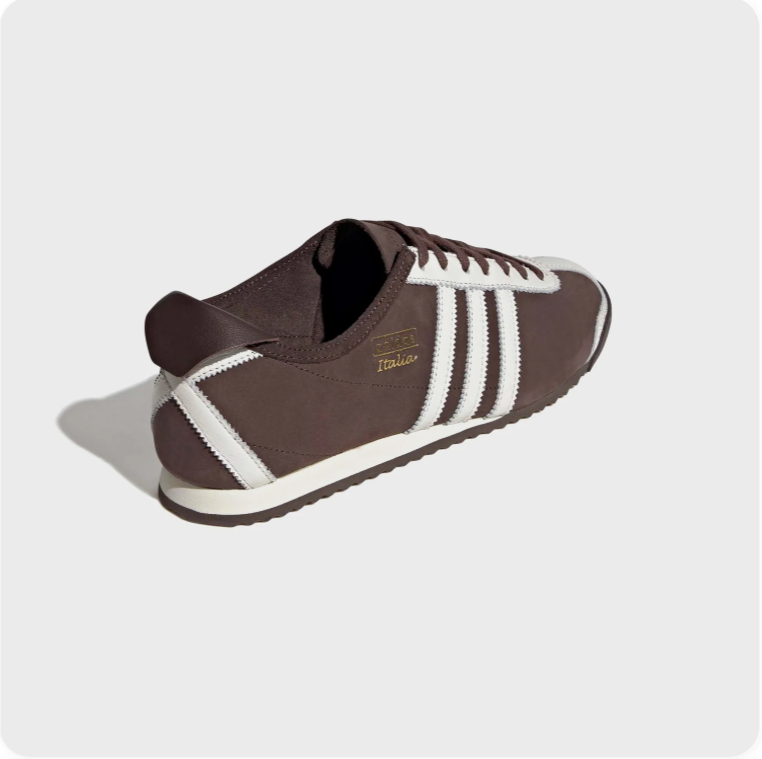 adidas Retro Low-Profile Sneakers – Brown & Cream