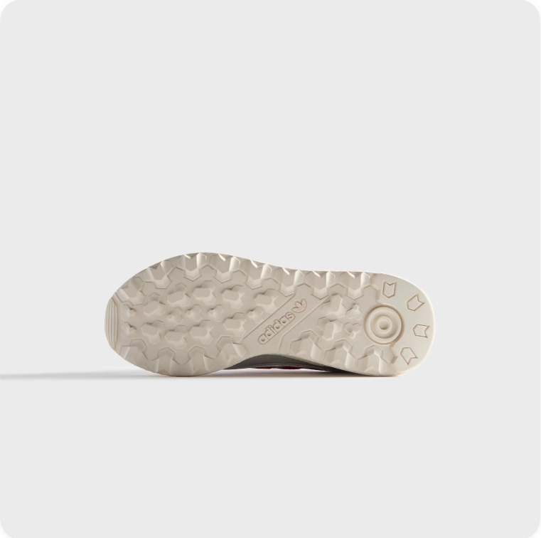 adidas Metallic Low-Top Sneakers – Silver & Cream