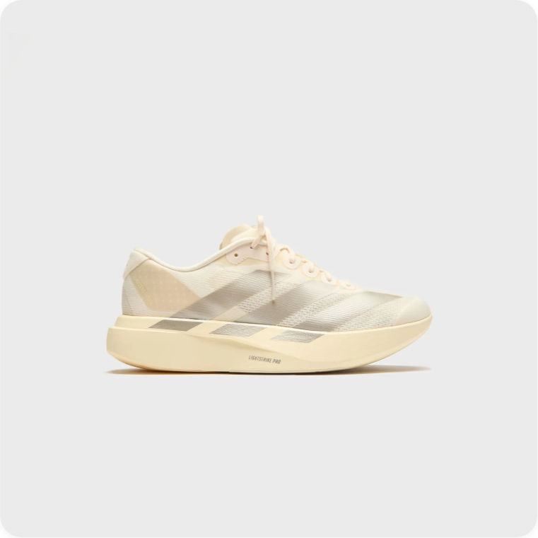 adidas Running-Style Sneakers – Cream & Taupe