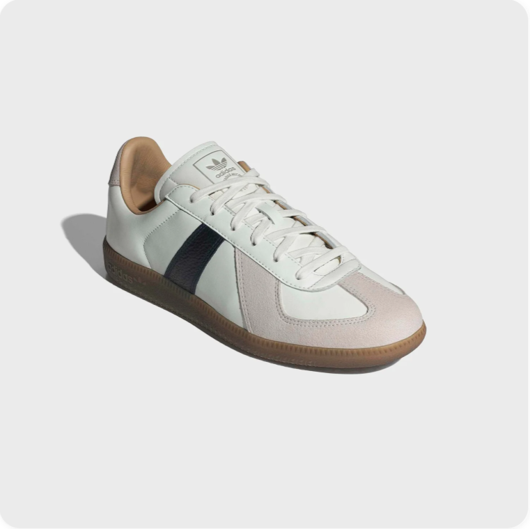 adidas Low-Top Sneakers – White, Black & Gum