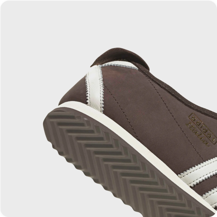 adidas Retro Low-Profile Sneakers – Brown & Cream