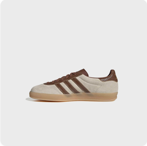 adidas Gazelle Low-Top Sneakers – Cream, Brown & Gum