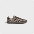 adidas Snakeskin-Print Low-Top Sneakers – Taupe & Dark Brown