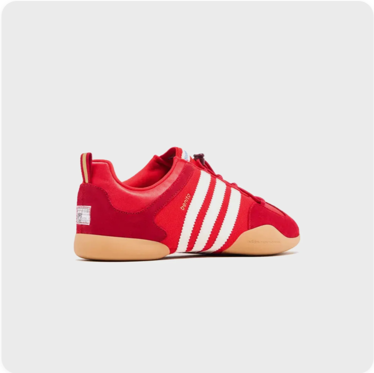adidas Low-Top Sneakers – Red, Cream & Gum