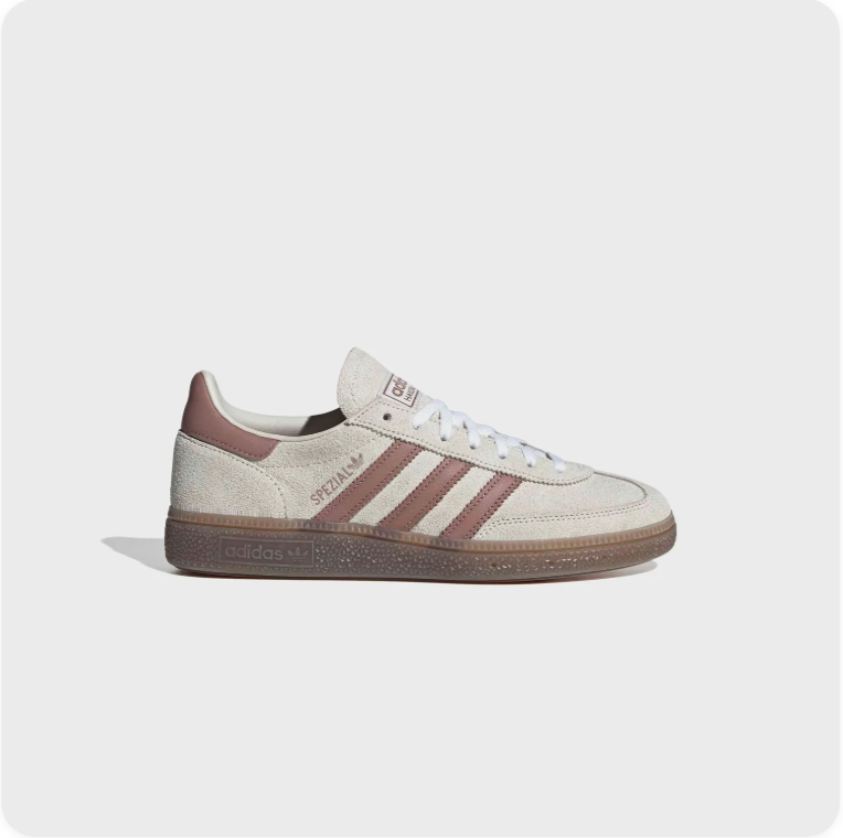 adidas Spezial Low-Top Sneakers – Cream, Dusty Rose & Gum