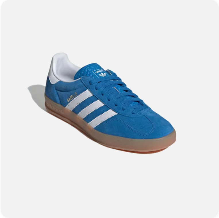adidas Low-Top Sneakers – Bright Blue, White & Gum