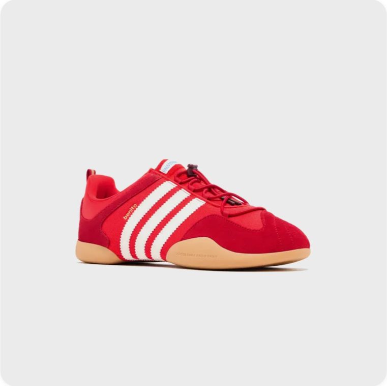 adidas Low-Top Sneakers – Red, Cream & Gum