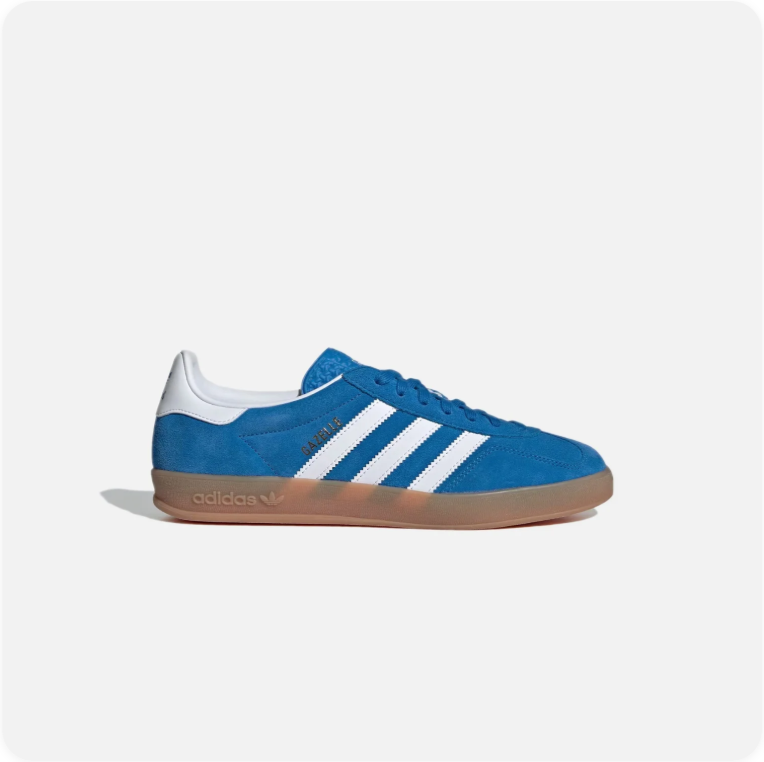 adidas Low-Top Sneakers – Bright Blue, White & Gum