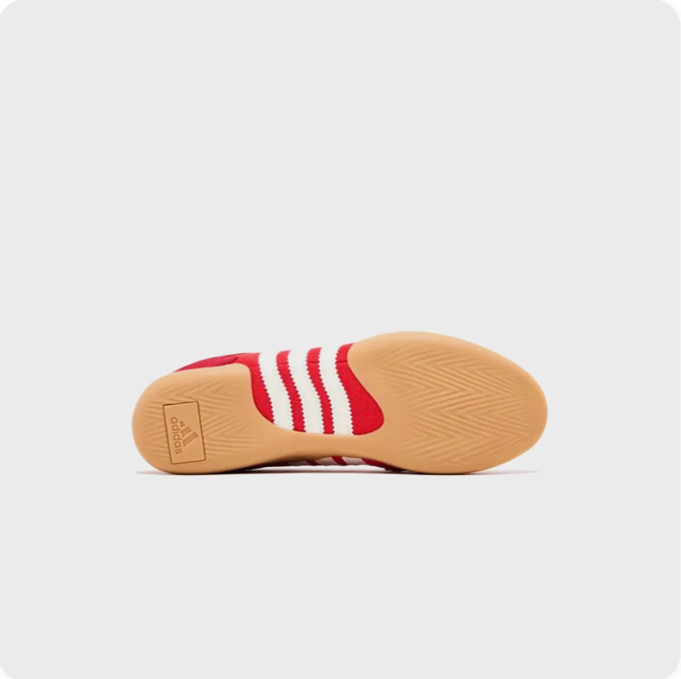 adidas Low-Top Sneakers – Red, Cream & Gum