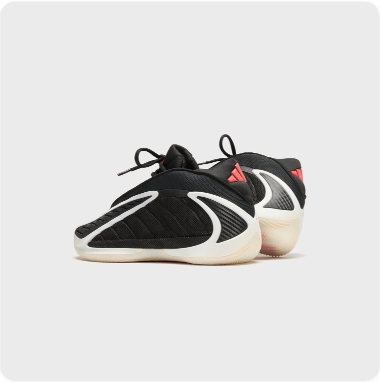 adidas Sculpted Basketball-Style Sneakers – Black & Cream