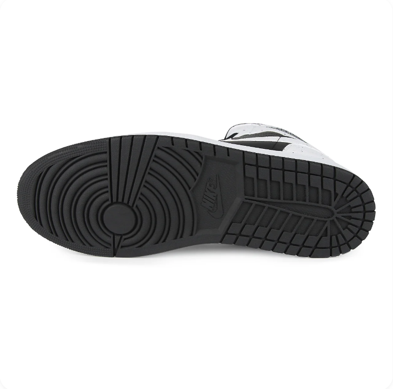 Air Jordan 1 High-Top Sneakers – Black & Speckled White