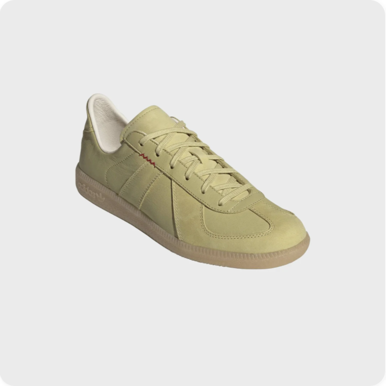 adidas Tonal Low-Top Sneakers – Pale Olive & Gum