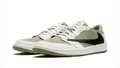 Air Jordan 1 Low-Top Sneakers – Olive, White & Black