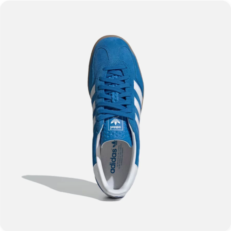 adidas Low-Top Sneakers – Bright Blue, White & Gum