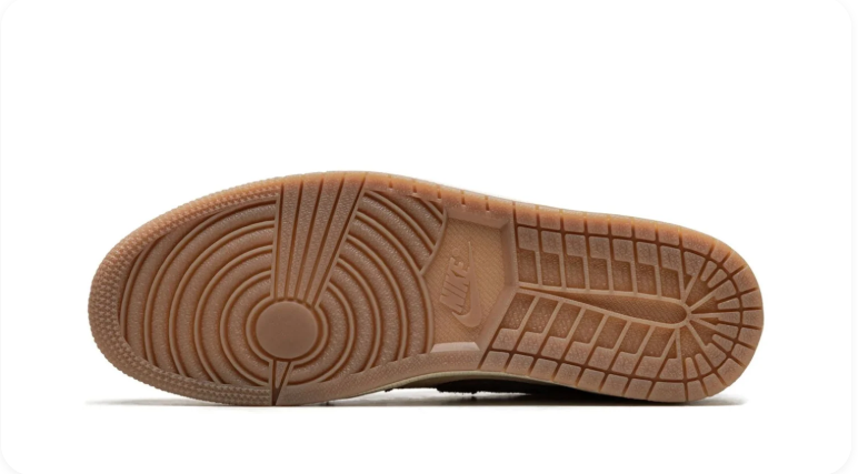 Air Jordan 1 Patchwork Low-Top Sneakers – Tan, Brown & Olive