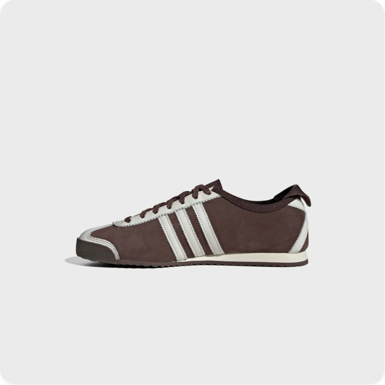 adidas Retro Low-Profile Sneakers – Brown & Cream