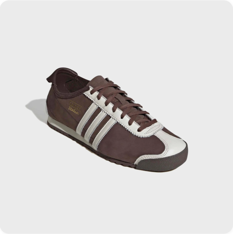 adidas Retro Low-Profile Sneakers – Brown & Cream