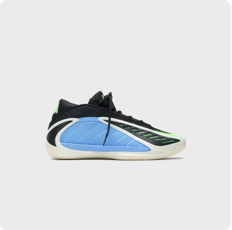 adidas Sculpted Basketball-Style Sneakers – Blue, Black & Lime